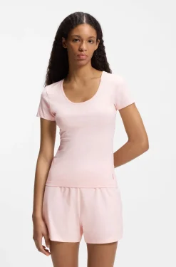 Two-pack of underwear T-shirts in stretch cotton