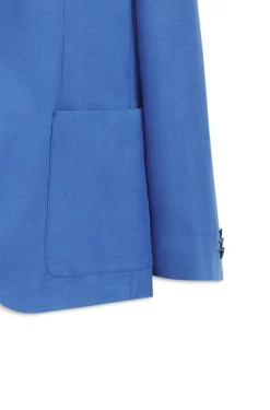 Two-piece extra-slim-fit suit in linen twill