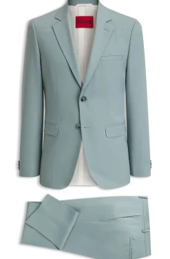 Two-piece extra-slim-fit suit in stretch fabric