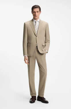 Two-piece regular-fit suit in easy-care fabric