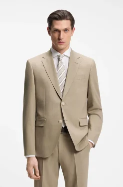 Two-piece regular-fit suit in easy-care fabric
