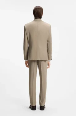 Two-piece regular-fit suit in easy-care fabric