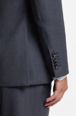 Two-piece regular-fit suit in Italian virgin wool