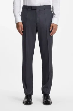 Two-piece regular-fit suit in Italian virgin wool
