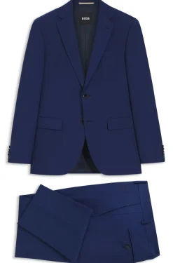 Two-piece regular-fit suit in stretch wool
