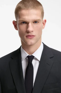 Two-piece regular-fit suit in stretch wool