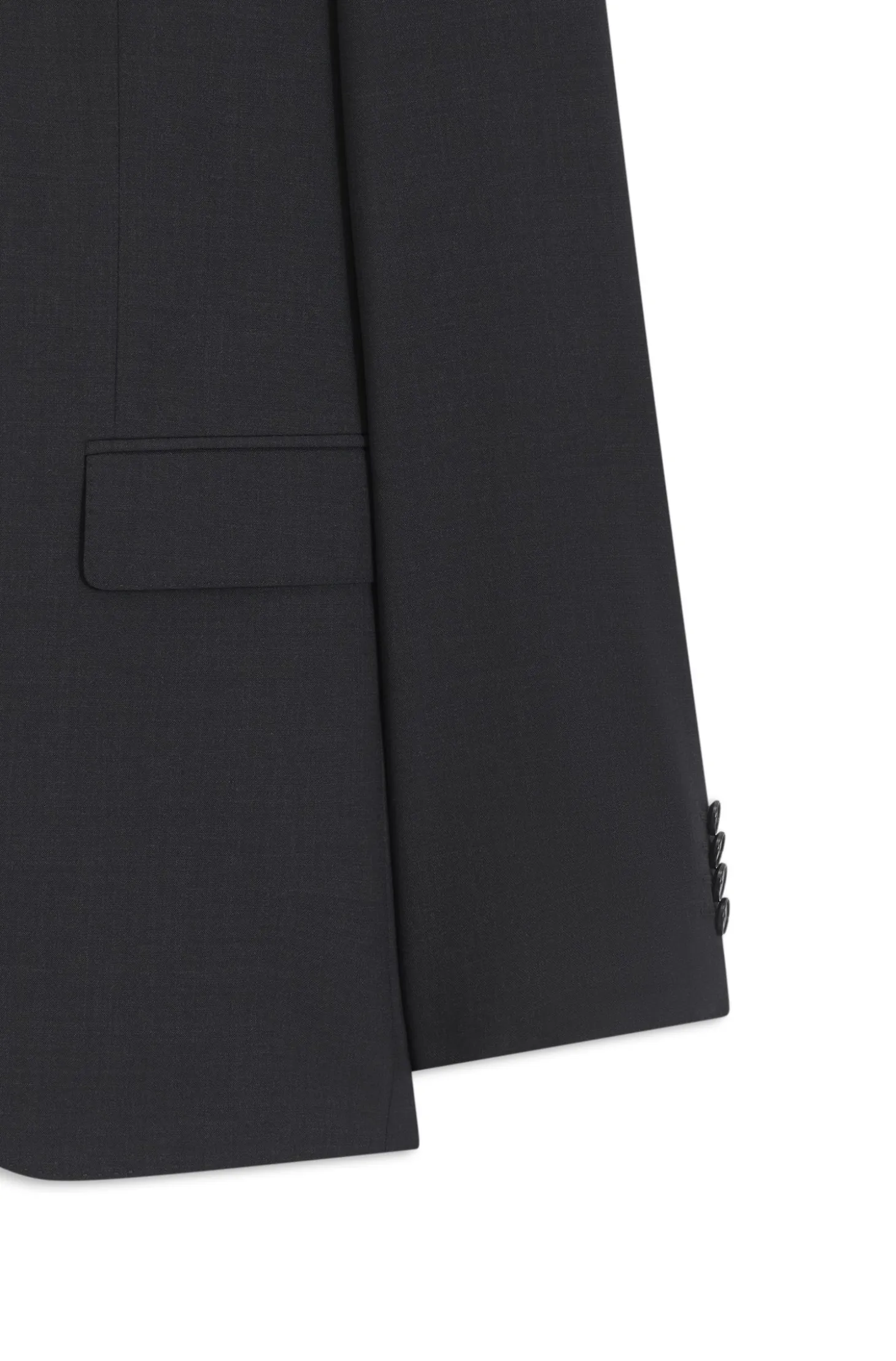 Two-piece regular-fit suit in stretch wool