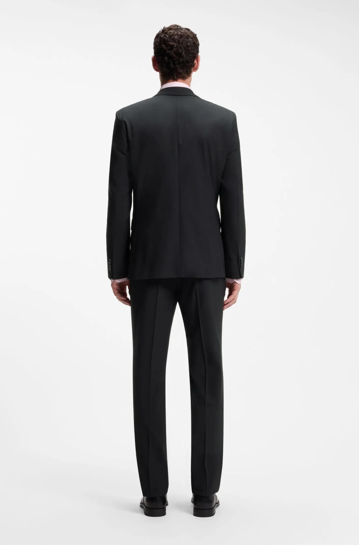 Two-piece regular-fit suit in stretch wool