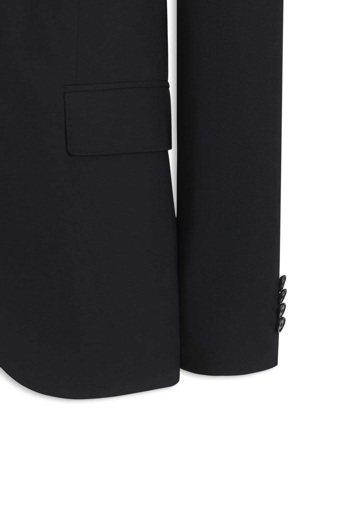Two-piece regular-fit suit in stretch wool