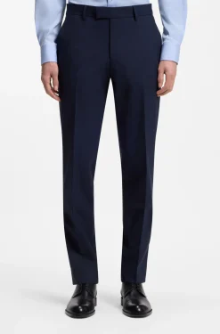 Two-piece regular-fit suit in stretch wool