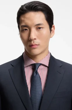 Two-piece regular-fit suit in virgin wool