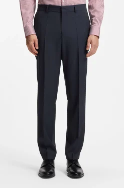 Two-piece regular-fit suit in virgin wool