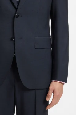 Two-piece regular-fit suit in virgin wool