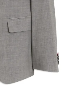 Two-piece slim-fit suit in a wool blend
