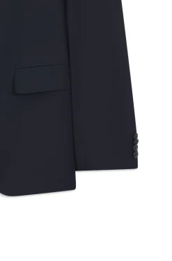 Two-piece slim-fit suit in a wool blend