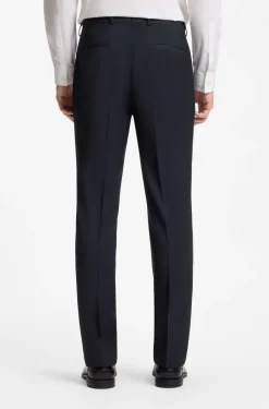 Two-piece slim-fit suit in a wool blend