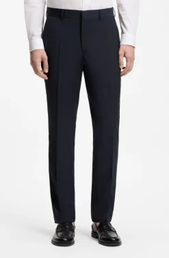 Two-piece slim-fit suit in a wool blend