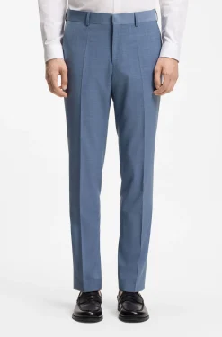 Two-piece slim-fit suit in a wool blend