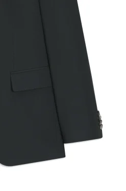 Two-piece slim-fit suit in a wool blend