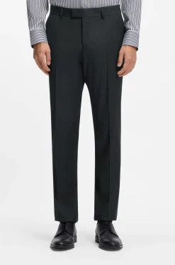 Two-piece slim-fit suit in a wool blend
