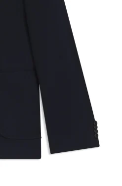 Two-piece slim-fit suit in performance-stretch fabric