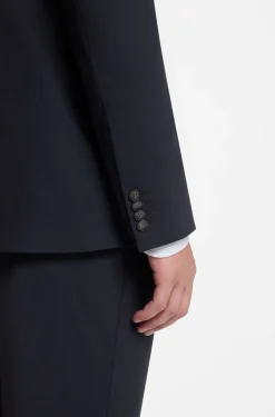 Two-piece slim-fit suit in stretch wool