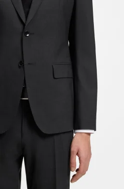 Two-piece slim-fit suit in stretch wool