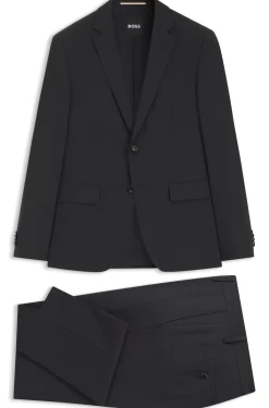 Two-piece slim-fit suit in stretch wool
