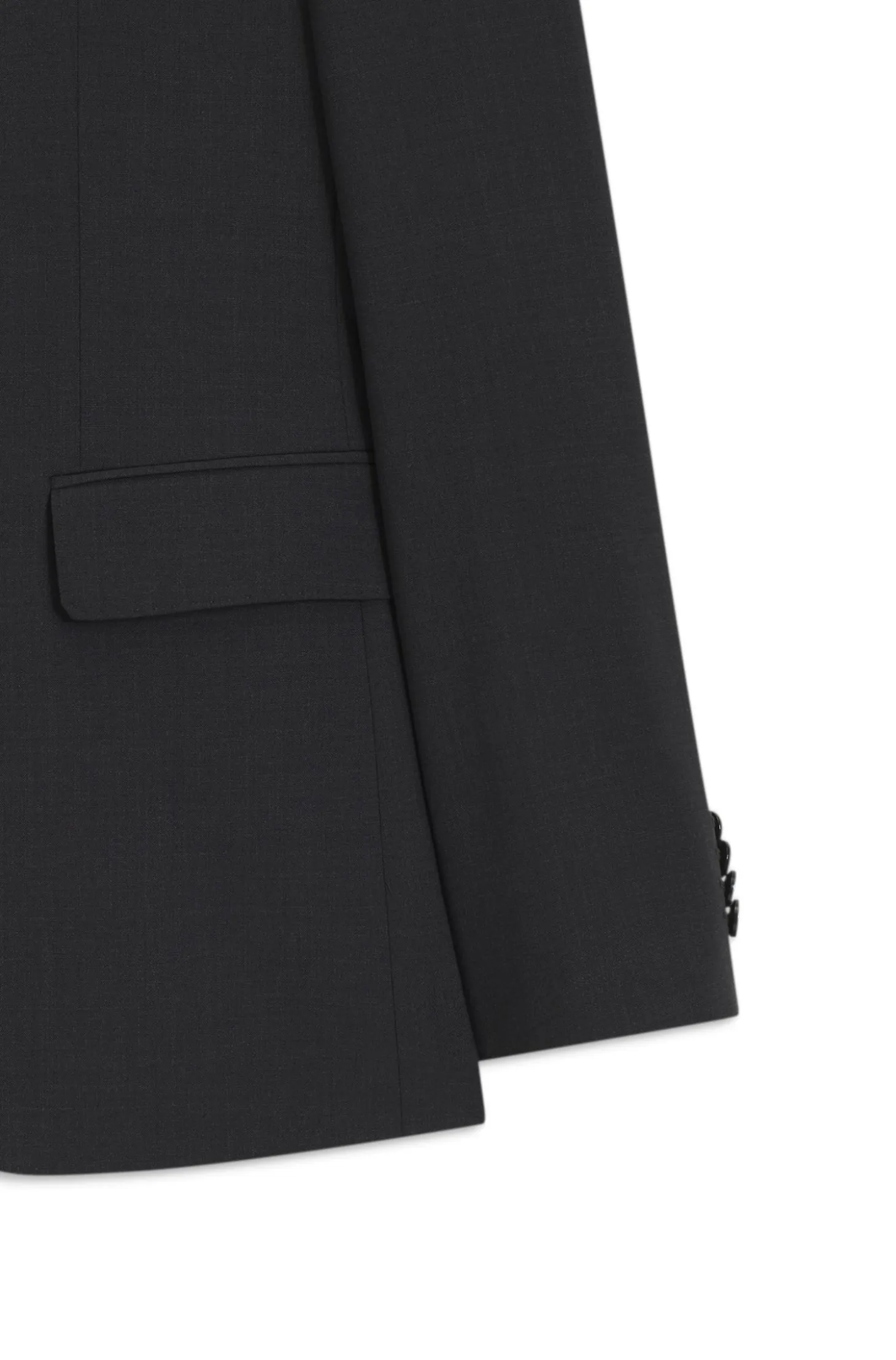 Two-piece slim-fit suit in stretch wool