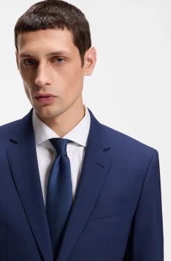 Two-piece slim-fit suit in stretch wool
