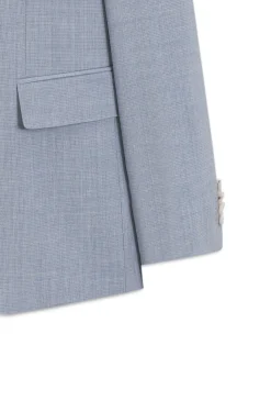 Two-piece slim-fit suit in virgin wool