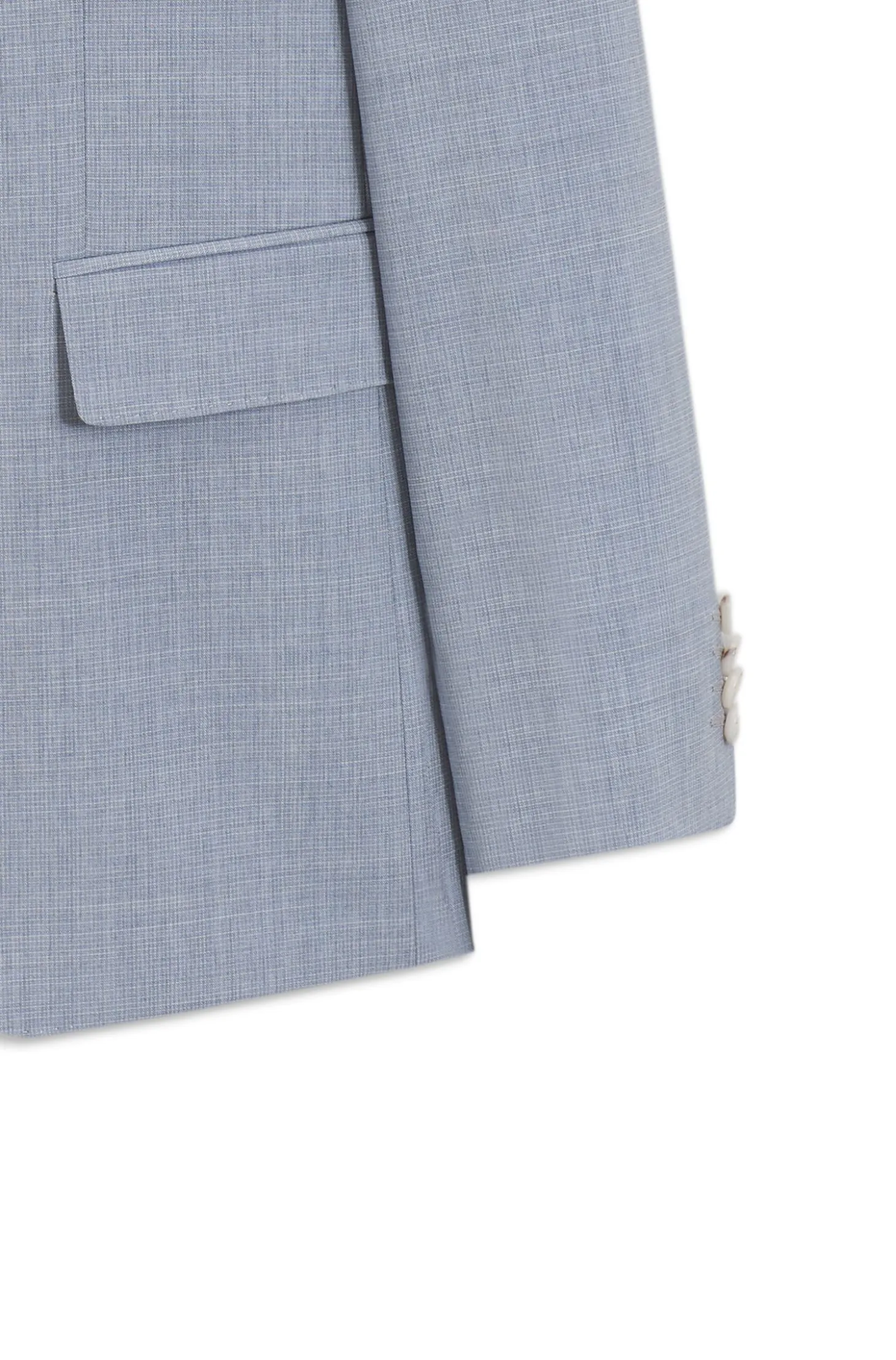 Two-piece slim-fit suit in virgin wool