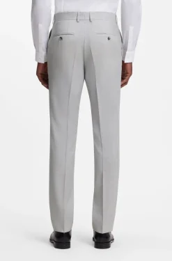 Two-piece slim-fit suit in virgin wool