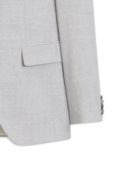 Two-piece slim-fit suit in virgin wool