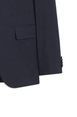 Two-piece slim-fit suit in virgin wool