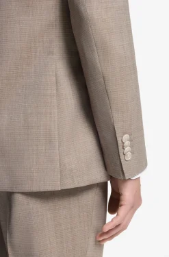 Two-piece slim-fit suit in virgin wool