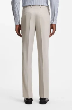 Two-piece slim-fit suit in washable stretch cloth
