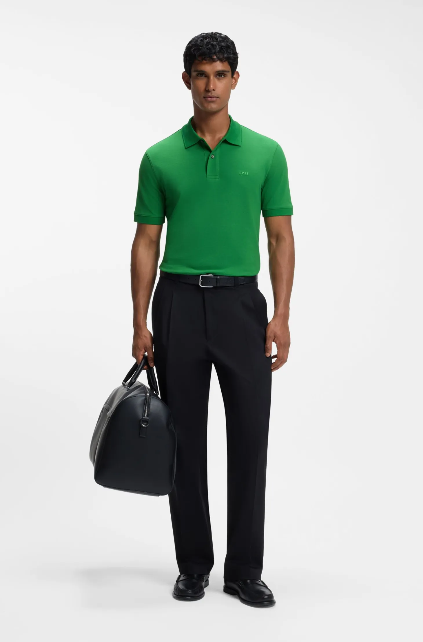 Versatile polo shirt in soft cotton