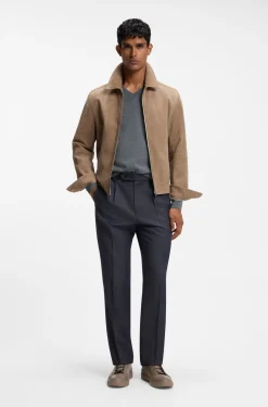 V-neck sweater in extra-fine merino wool