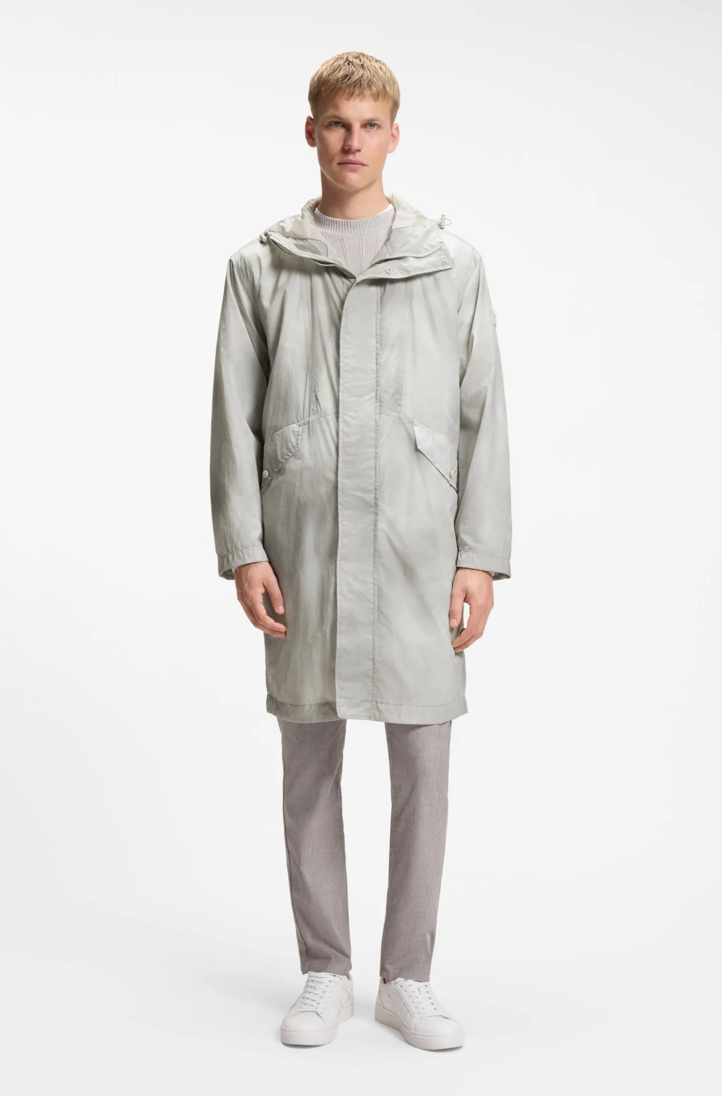 Waterproof jacket with digital print