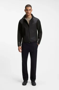Water-repellent jacket in four-way stretch fabric