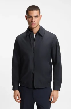 Water-repellent jacket in stretch material