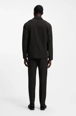 Water-repellent jacket in stretch fabric