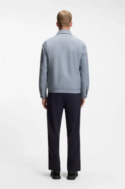 Water-repellent jacket in stretch material