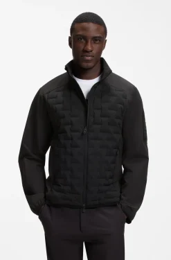 Water-repellent jacket with certified down filling