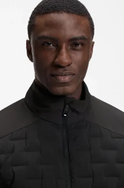 Water-repellent jacket with certified down filling
