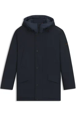 Water-repellent jacket with contrasting trims