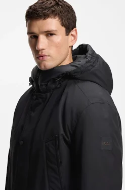 Water-repellent jacket with contrasting trims