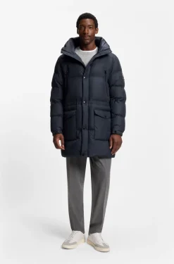 Water-repellent jacket with padding