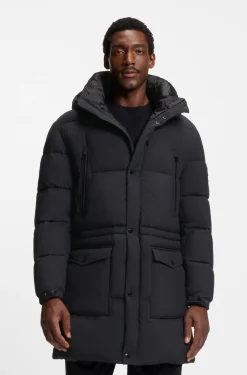 Water-repellent jacket with padding